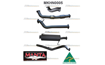 HOLDEN COLORADO RC 3.0LT 2010 -12 3" MANTA EXHAUST WITH CAT AND MUFFLER