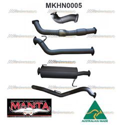HOLDEN COLORADO RC 3.0LT LWB 2010 -12 3" EXHAUST WITH CAT AND MUFFLER