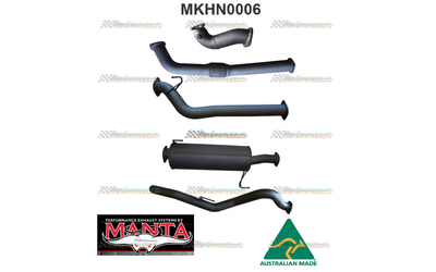 HOLDEN COLORADO RC 3.0LT LWB 2010 -12 3" MANTA EXHAUST WITH MUFFLER