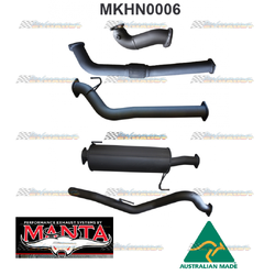 HOLDEN COLORADO RC 3.0LT LWB 2010 -12 3" MANTA EXHAUST WITH MUFFLER