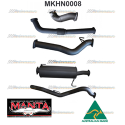 HOLDEN COLORADO RC 3.0LT SWB 2010 -12 3" MANTA EXHAUST WITH MUFFLER