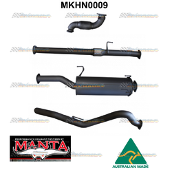 HOLDEN COLORADO RG 2.8LT TD 3" TURBO BACK MANTA EXHAUST WITH CAT & MUFFLER