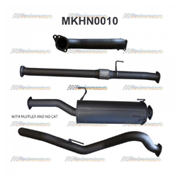 HOLDEN COLORADO RG 2.8LT TD 3" TURBO BACK MANTA EXHAUST WITH MUFFLER NO CAT