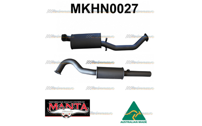 HOLDEN COMMODORE VL SEDAN 6CYL TURBO V8 3" MANTA CATBACK EXHAUST SYSTEM