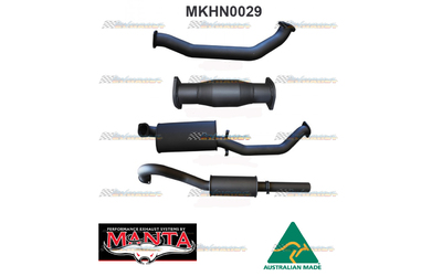 HOLDEN COMMODORE VL SEDAN 6CYL TURBO 3" MANTA COMPLETE EXHAUST SYSTEM