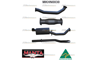 HOLDEN COMMODORE VL SEDAN 6CYL TURBO 3" MANTA COMPLETE EXHAUST SYSTEM 1 MUFFLER