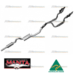HOLDEN COMMODORE VL SEDAN V8 MANTA EXTRACTORS 3" CAT & CATBACK EXHAUST SYSTEM
