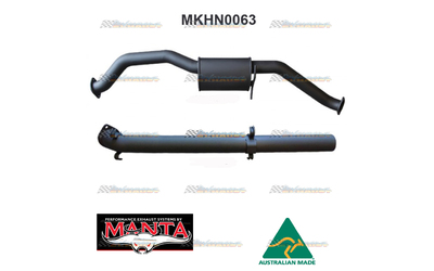 HOLDEN COMMODORE VP VR VS SEDAN IRS V8 5.0LT 3" CATBACK EXHAUST SYSTEM 1 MUFFLER