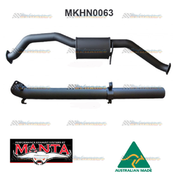 HOLDEN COMMODORE VP VR VS SEDAN IRS V8 5.0LT 3" CATBACK EXHAUST SYSTEM 1 MUFFLER