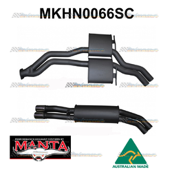 HOLDEN COMMODORE VP VR VS SEDAN IRS V8 5.0LT TWIN 2.5" CATBACK EXHAUST SYSTEM SC