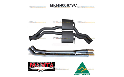 HOLDEN COMMODORE VP VR VS SEDAN IRS V8 TWIN 2.5" CATBACK EXHAUST SC PIPE REAR