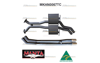 HOLDEN COMMODORE VP VR VS SEDAN IRS V8 TWIN 2.5" CATBACK EXHAUST TC PIPE REAR