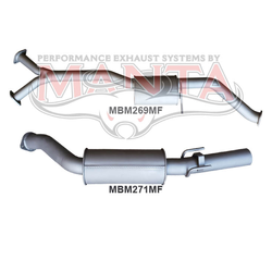 3" Cat Back Exhaust - Holden Commodore VT-VZ LS V8 Ute // VZ 3.6L V6 Wagon & Ute 