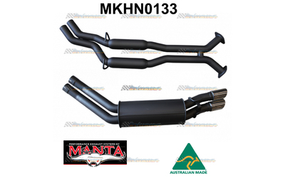 HOLDEN COMMODORE HSV VY V8 5.7LT SEDAN 2.5" MANTA CATBACK EXHAUST HOTDOG CENTRE