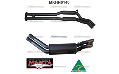 HOLDEN COMMODORE HSV VZ V8 6.0LT SEDAN 2.5" MANTA CATBACK EXHAUST HOTDOG CENTRE