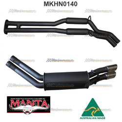 HOLDEN COMMODORE HSV VZ V8 6.0LT SEDAN 2.5" MANTA CATBACK EXHAUST HOTDOG CENTRE