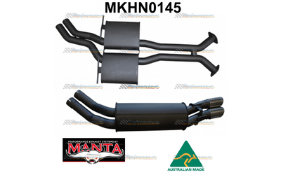 HOLDEN MONARO VX VY V8 5.7LT TWIN 2.5" MANTA CATBACK EXHAUST