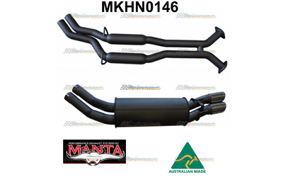 HOLDEN MONARO VX VY V8 5.7LT TWIN 2.5" MANTA CATBACK EXHAUST HOTDOG CENTRE