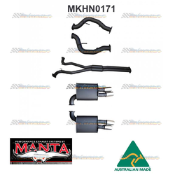 HOLDEN COMMODORE VE VF V8 TWIN 3" MANTA CATBACK EXHAUST SYSTEM HOTDOG CENTRE