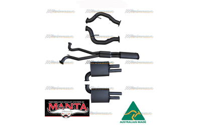 HOLDEN COMMODORE HSV VE E3 V8 TWIN 2.5" MANTA CATBACK EXHAUST SYSTEM W/MUFFLER