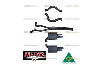 HOLDEN COMMODORE HSV VE E3 V8 TWIN 2.5" MANTA CATBACK EXHAUST SYSTEM W/HOTDOGS