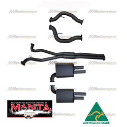 HOLDEN COMMODORE HSV VE E3 V8 TWIN 2.5" MANTA CATBACK EXHAUST SYSTEM W/HOTDOGS