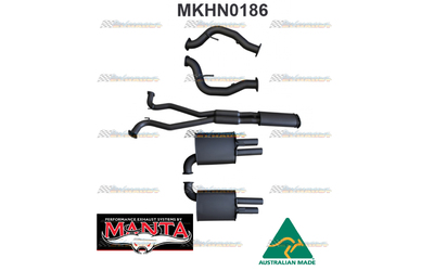 HOLDEN COMMODORE HSV VE E3 V8 TWIN 3" MANTA CATBACK EXHAUST SYSTEM W/MUFFLER