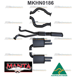 HOLDEN COMMODORE HSV VE E3 V8 TWIN 3" MANTA CATBACK EXHAUST SYSTEM W/MUFFLER