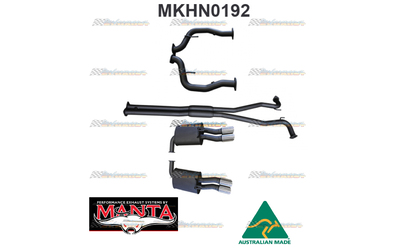 HOLDEN COMMODORE VE VF V8 UTE TWIN 2.5" MANTA CATBACK EXHAUST HOTDOG CENTRE