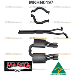 HOLDEN COMMODORE VE VF V8 UTE TWIN 3" MANTA CATBACK EXHAUST HOTDOG CENTRE