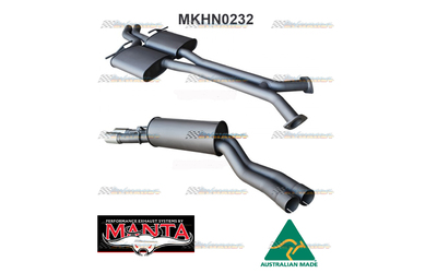 HOLDEN COMMODORE VT VU VY VZ V8 UTE TWIN 2.5" MANTA CATBACK EXHAUST