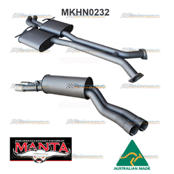 HOLDEN COMMODORE VT VU VY VZ V8 UTE TWIN 2.5" MANTA CATBACK EXHAUST