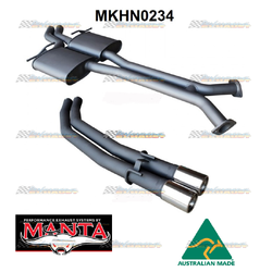 HOLDEN COMMODORE VT VU VY VZ V8 UTE 2.5" MANTA CATBACK EXHAUST WITH TAILPIPE