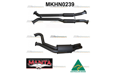 HOLDEN COMMODORE VT VU VY VZ V8 UTE 3" MANTA CATBACK EXHAUST W/HOTDOG CENTRE