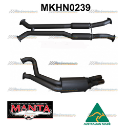 HOLDEN COMMODORE VT VU VY VZ V8 UTE 3" MANTA CATBACK EXHAUST W/HOTDOG CENTRE