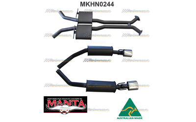 HOLDEN COMMODORE VT VU VY VZ V8 UTE 2.5" MANTA CATBACK EXHAUST L&R EXIT