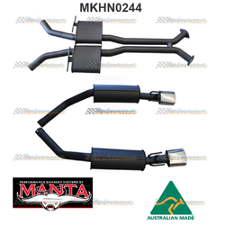 HOLDEN COMMODORE VT VU VY VZ V8 UTE 2.5" MANTA CATBACK EXHAUST L&R EXIT