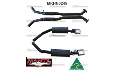 HOLDEN COMMODORE VT VU VY VZ V8 UTE 2.5" MANTA CATBACK EXHAUST L&R EXIT HOTDOGS