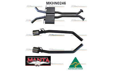 HOLDEN COMMODORE VT VU VY VZ V8 UTE 2.5" MANTA CATBACK EXHAUST L&R EXIT TAILPIPE