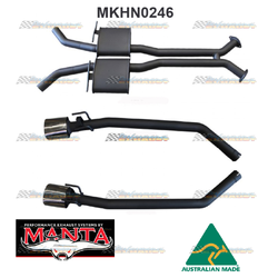 HOLDEN COMMODORE VT VU VY VZ V8 UTE 2.5" MANTA CATBACK EXHAUST L&R EXIT TAILPIPE