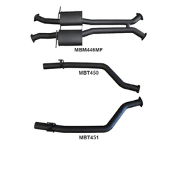HOLDEN COMMODORE VT VU VY VZ V8 UTE TWIN 3" CATBACK EXHAUST L&R EXIT