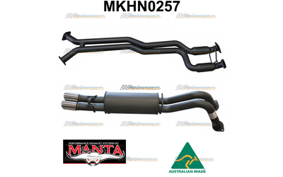 HOLDEN COMMODORE VY-VZ V8 1 TONNE UTE TWIN 2.5" MANTA CATBACK EXHAUST