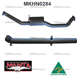 HOLDEN STATESMAN VP VQ VR VS V8 5.0LT 3" CATBACK EXHAUST SYSTEM 1 MUFFLER