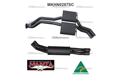 HOLDEN STATESMAN VP VQ VR VS V8 5.0LT TWIN 2.5" CATBACK EXHAUST WITH MUFFLERS SC