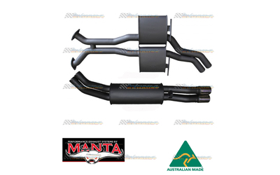 HOLDEN STATESMAN VP VQ VR VS V8 5.0LT TWIN 2.5" CATBACK EXHAUST WITH MUFFLERS TC