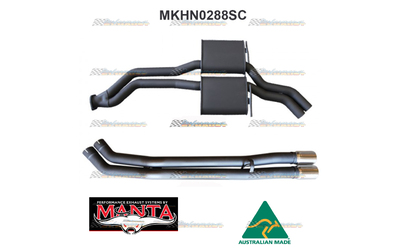 HOLDEN STATESMAN VP VQ VR VS V8 5.0LT TWIN 2.5" CATBACK EXHAUST WITH TAILPIPE SC