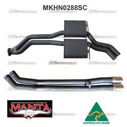 HOLDEN STATESMAN VP VQ VR VS V8 5.0LT TWIN 2.5" CATBACK EXHAUST WITH TAILPIPE SC