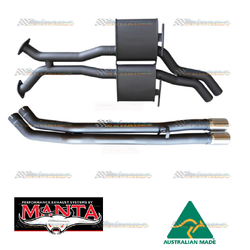 HOLDEN STATESMAN VP VQ VR VS V8 5.0LT TWIN 2.5" CATBACK EXHAUST WITH TAILPIPE TC