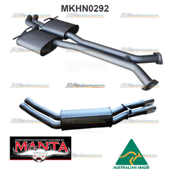 HOLDEN STATESMAN WH V8 TWIN 2.5" CATBACK EXHAUST SYSTEM WITH MUFFLERS