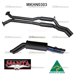HOLDEN STATESMAN WK WL V8 TWIN 2.5" CATBACK EXHAUST SYSTEM WITH HOTDOGS